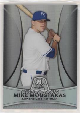 2010 Bowman Platinum - Prospects - Thin Stock Refractor #PP9 - Mike Moustakas /999 [EX to NM]