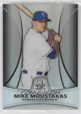 2010 Bowman Platinum - Prospects - Thin Stock Refractor #PP9 - Mike Moustakas /999 [EX to NM]