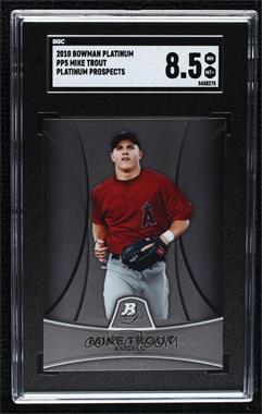 2010 Bowman Platinum - Prospects #PP5 - Mike Trout [SGC 8.5 NM/Mt+]