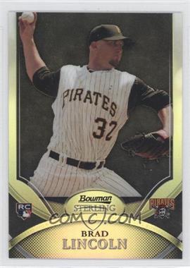 2010 Bowman Sterling - [Base] - Black Refractor #35 - Brad Lincoln /25