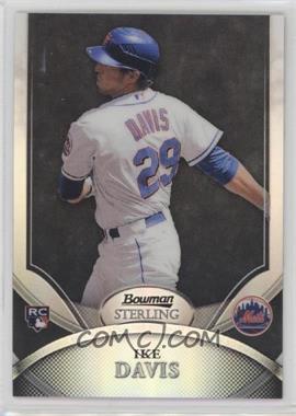 2010 Bowman Sterling - [Base] - Black Refractor #6 - Ike Davis /25