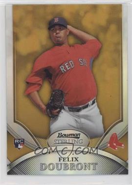 2010 Bowman Sterling - [Base] - Gold Refractor #12 - Felix Doubront /50