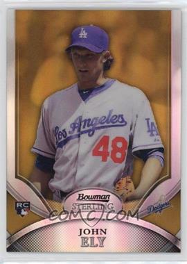 2010 Bowman Sterling - [Base] - Gold Refractor #30 - John Ely /50