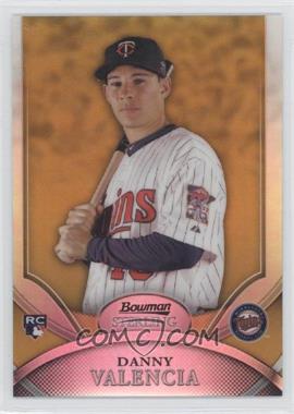 2010 Bowman Sterling - [Base] - Gold Refractor #34 - Danny Valencia /50