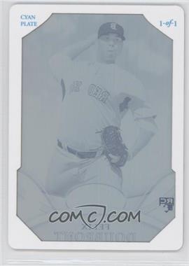 2010 Bowman Sterling - [Base] - Printing Plate Cyan Framed #12 - Felix Doubront /1