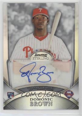 2010 Bowman Sterling - [Base] - Refractor Autographs #36 - Domonic Brown /199