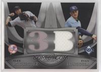 Alex Rodriguez, Evan Longoria [EX to NM] #/25