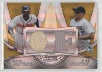 Jason Heyward, Giancarlo Stanton #/50