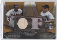 Jason Heyward, Giancarlo Stanton #/50