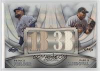 Prince Fielder, Pablo Sandoval [Good to VG‑EX] #/99