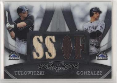 2010 Bowman Sterling - Boxloader Dual Relics #BL-18 - Troy Tulowitzki, Carlos Gonzalez /199