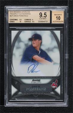 2010 Bowman Sterling - Prospects - Autographs #BSP-DP - Drew Pomeranz [BGS 9.5 GEM MINT]