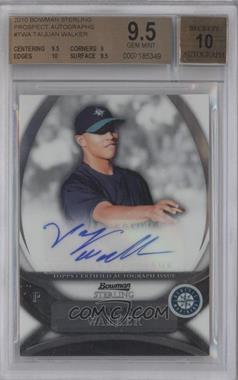 2010 Bowman Sterling - Prospects - Autographs #BSP-TWA - Taijuan Walker [BGS 9.5 GEM MINT]