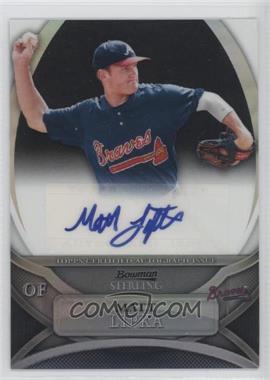 2010 Bowman Sterling - Prospects - Black Refractor Autographs #BSP-ML - Matt Lipka /25