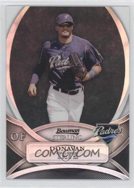 2010 Bowman Sterling - Prospects - Black Refractor #BSP-DT - Donavan Tate /25