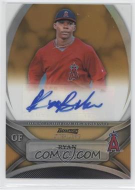 2010 Bowman Sterling - Prospects - Gold Refractor Autographs #BSP-RBO - Ryan Bolden /50