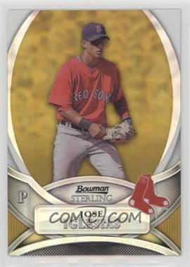 2010 Bowman Sterling - Prospects - Gold Refractor #BSP-JI - Jose Iglesias /50