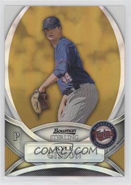 2010 Bowman Sterling - Prospects - Gold Refractor #BSP-KG - Kyle Gibson /50