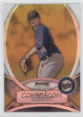 2010 Bowman Sterling - Prospects - Gold Refractor #BSP-KG - Kyle Gibson /50