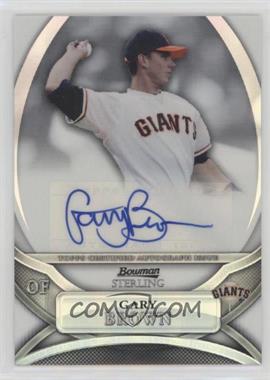 2010 Bowman Sterling - Prospects - Refractor Autographs #BSP-GB - Gary Brown /199