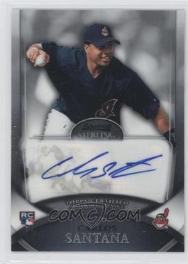 2010 Bowman Sterling - Rookie Autographs #25 - Carlos Santana