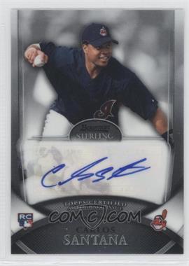 2010 Bowman Sterling - Rookie Autographs #25 - Carlos Santana