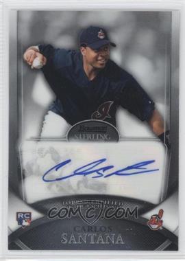 2010 Bowman Sterling - Rookie Autographs #25 - Carlos Santana