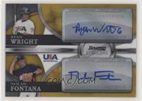 Ryan Wright, Nolan Fontana #/50