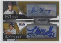 Bubba Starling, Lance McCullers #/50