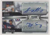 Sonny Gray, George Springer #/99