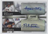 Ryan Wright, Nolan Fontana #/99