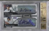 Bubba Starling, Lance McCullers Jr. [BGS 9.5 GEM MINT] #/99