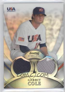 2010 Bowman Sterling - USA Baseball Relics - Dual Refractor #USAR-24 - Gerrit Cole /199