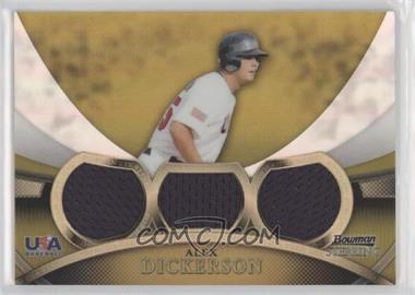 2010 Bowman Sterling - USA Baseball Relics - Triple Gold Refractor #USAR-25 - Alex Dickerson /50