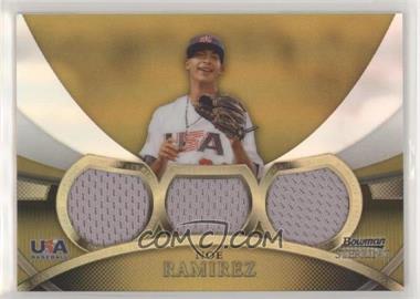 2010 Bowman Sterling - USA Baseball Relics - Triple Gold Refractor #USAR-38 - Noe Ramirez /50