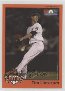2010 Disabled American Veterans Minor League - [Base] #1 - Tim Lincecum [Noted]