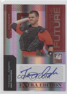 2010 Donruss Elite Extra Edition - Back to the Future Signatures #10 - Thomas Joseph /249