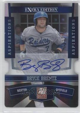 2010 Donruss Elite Extra Edition - [Base] - Aspirations Die-Cut Signatures #1 - Bryce Brentz /100