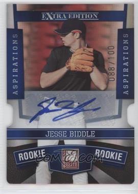 2010 Donruss Elite Extra Edition - [Base] - Aspirations Die-Cut Signatures #108 - Jesse Biddle /100