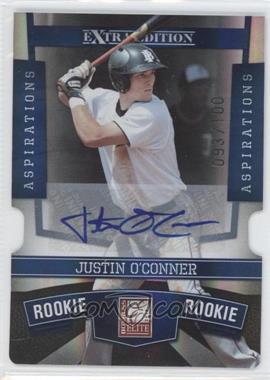 2010 Donruss Elite Extra Edition - [Base] - Aspirations Die-Cut Signatures #109 - Justin O'Conner /100