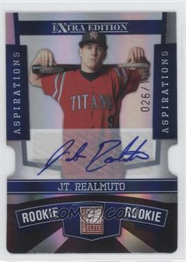 2010 Donruss Elite Extra Edition - [Base] - Aspirations Die-Cut Signatures #136 - J.T. Realmuto /100