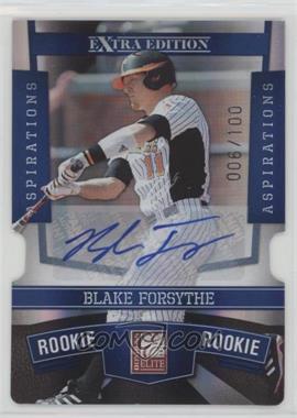 2010 Donruss Elite Extra Edition - [Base] - Aspirations Die-Cut Signatures #142 - Blake Forsythe /100