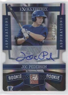 2010 Donruss Elite Extra Edition - [Base] - Aspirations Die-Cut Signatures #168 - Joc Pederson /100