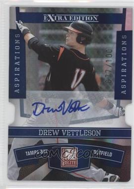 2010 Donruss Elite Extra Edition - [Base] - Aspirations Die-Cut Signatures #2 - Drew Vettleson /100