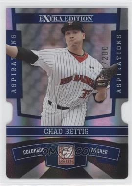 2010 Donruss Elite Extra Edition - [Base] - Aspirations Die-Cut #11 - Chad Bettis /200