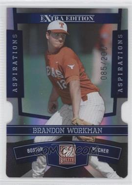 2010 Donruss Elite Extra Edition - [Base] - Aspirations Die-Cut #14 - Brandon Workman /200