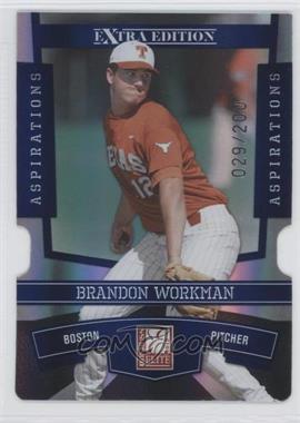 2010 Donruss Elite Extra Edition - [Base] - Aspirations Die-Cut #14 - Brandon Workman /200