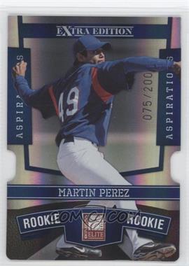 2010 Donruss Elite Extra Edition - [Base] - Aspirations Die-Cut #145 - Martin Perez /200