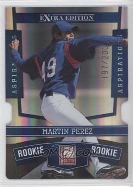 2010 Donruss Elite Extra Edition - [Base] - Aspirations Die-Cut #145 - Martin Perez /200