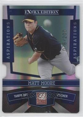 2010 Donruss Elite Extra Edition - [Base] - Aspirations Die-Cut #15 - Matt Moore /200